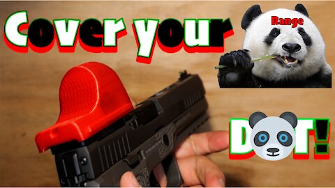 Range Panda RDO Optic Cover : Trijicon, Holosun, Leupold, CMore, Aimpoint, Vortex, Sig, Burris