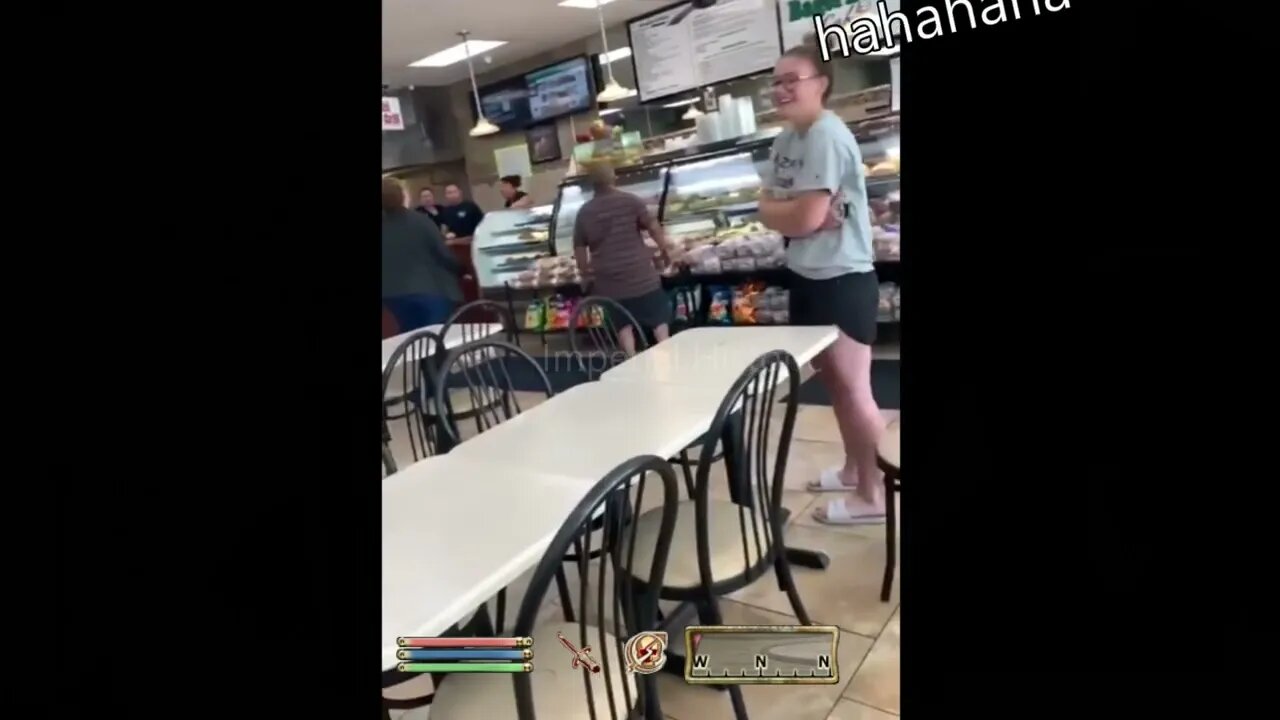 Dwarf Orc NPC RAGES at Women - Oblivion NPC