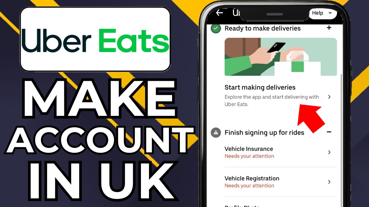 HOW TO MAKE UBER EATS DELIVERY ACCOUNT IN UK CYCLE OR CAR