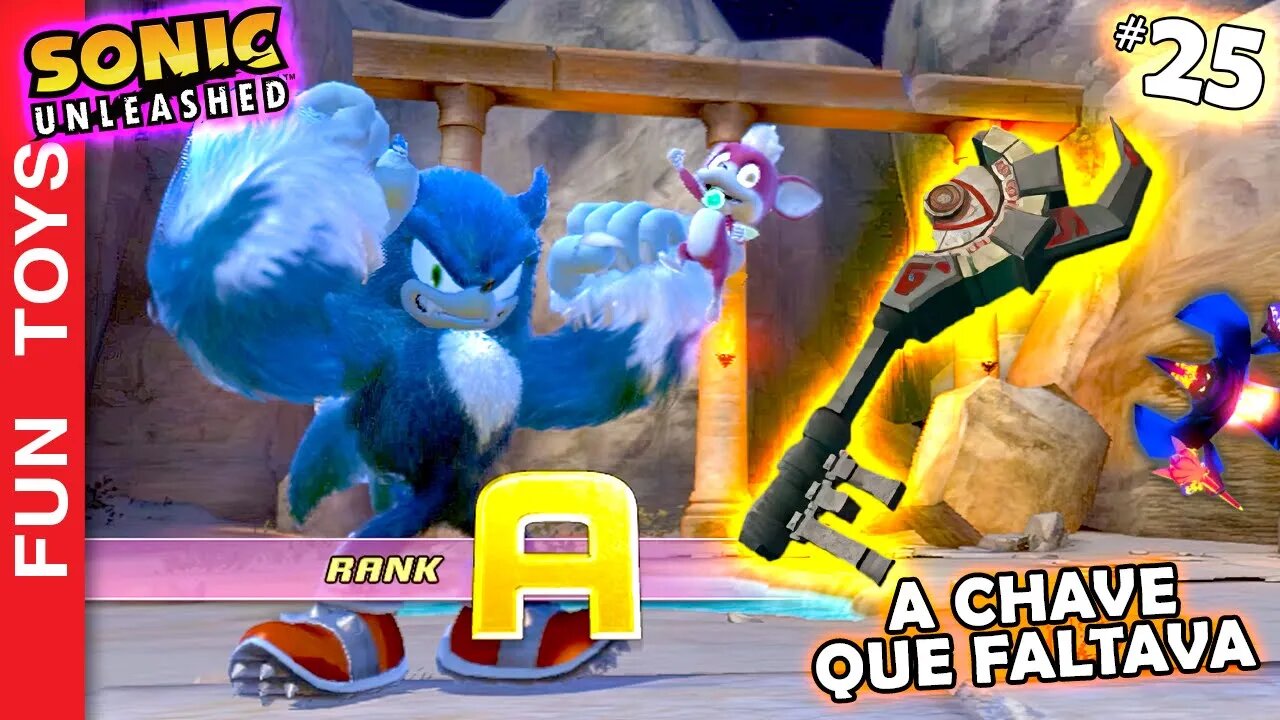 SONIC UNLEASHED #25 🔵 A Chave que faltava está quase nas nossas mãos! SERÁ que eu consigo pegar? 🔥