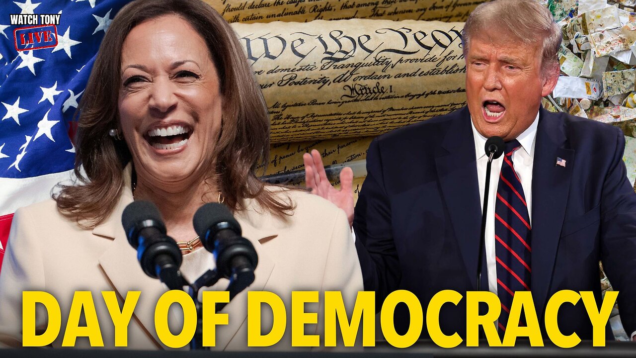 Kamala vs Trump: DEMOCRACY ON THE LINE! | The Tony Michaels Podcast #768