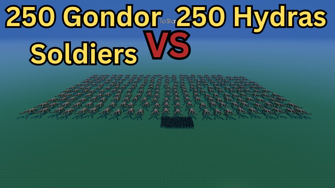 250 Gondor Soldiers Versus 250 Hydras || Ultimate Epic Battle Simulator