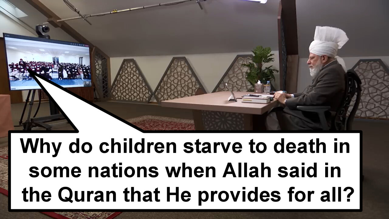 Why do children starve to death in some nations when God said in the Quran that He provides for all?