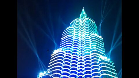 Burj Khalifa Lighting effect made in Wb