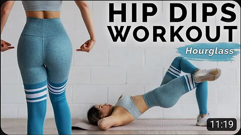 Hips Dips Workout | 10 Min Side Booty Exercises 🍑 At Home Hourglass Challenge