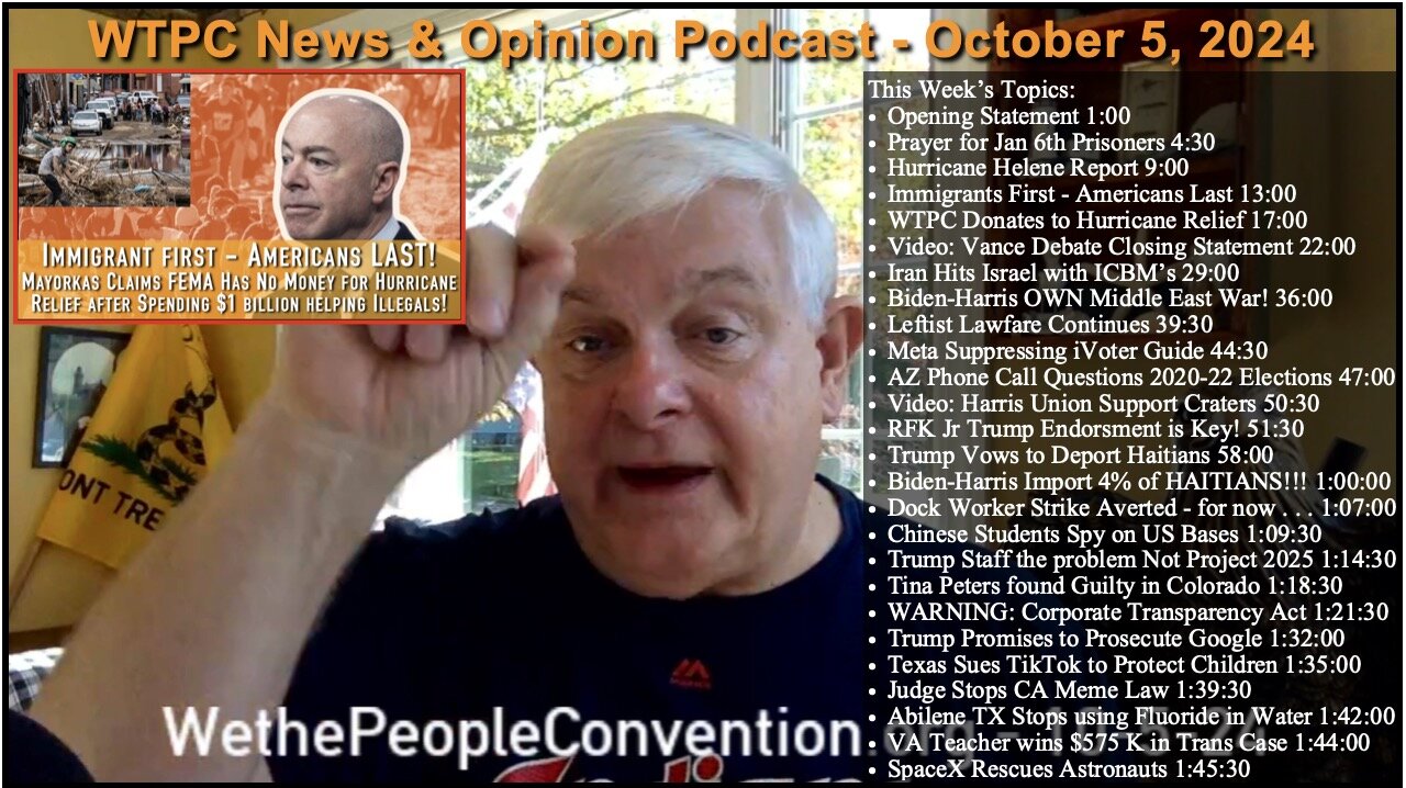 We the People Convention News & Opinion 10-5-24