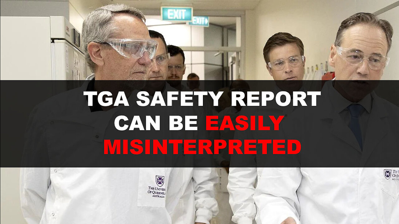 TGA Safety Report can be easily misinterpreted