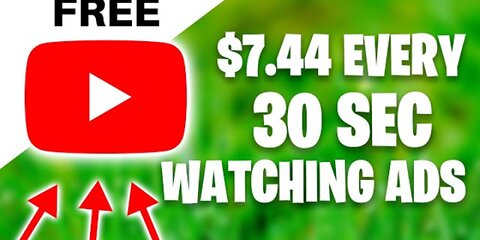 Earn $7.44 Every 30 Second Watching Ads(Make Money Online)