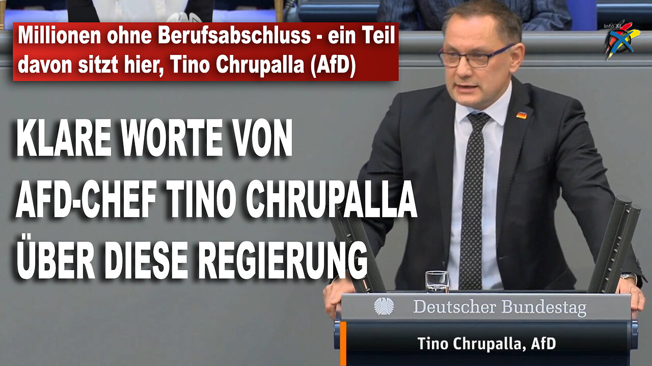 Millionen ohne Berufsabschluss - ein Teil davon sitzt hier, Tino Chrupalla (AfD)