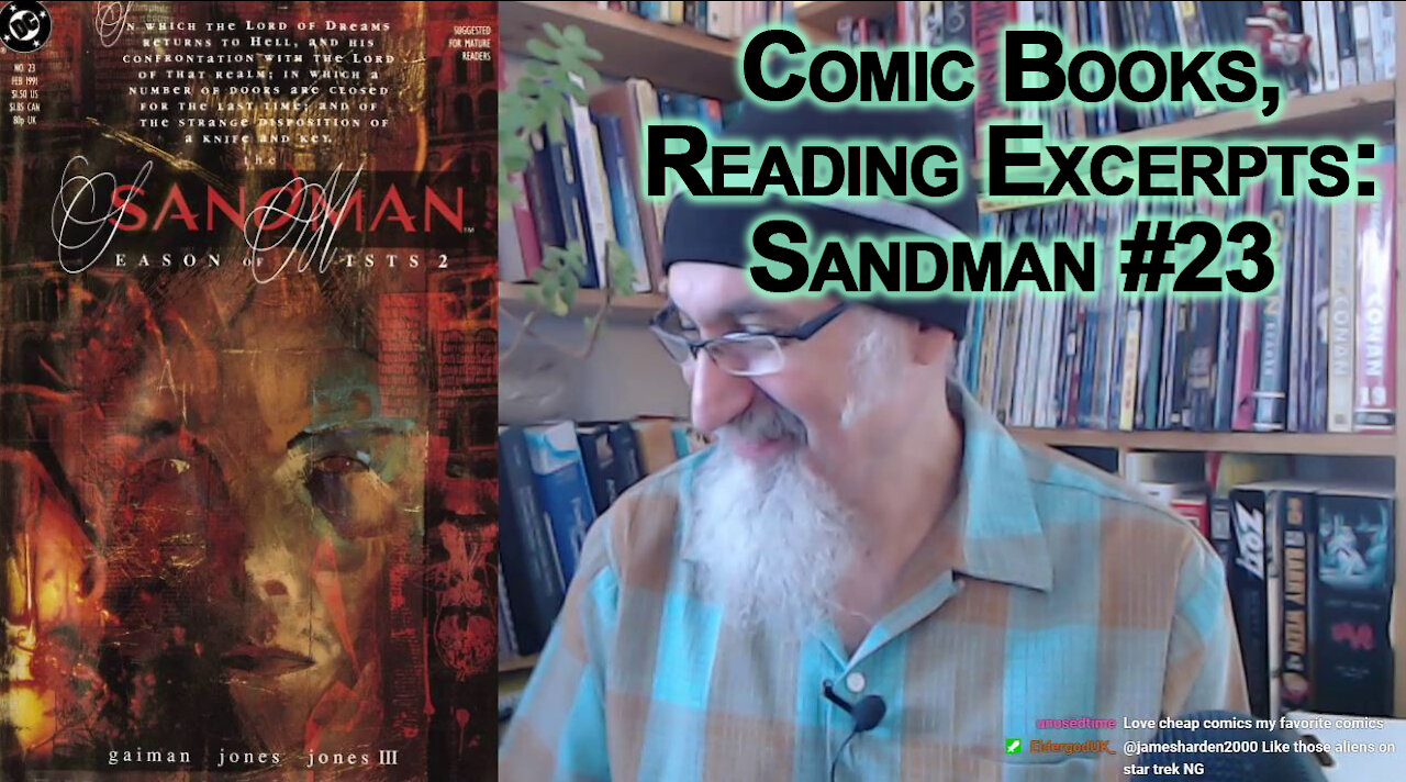 Comic Books, Reading Excerpts: Sandman #23: Season of Mists by Neil Gaiman, Lucifer, 1989 [ASMR]