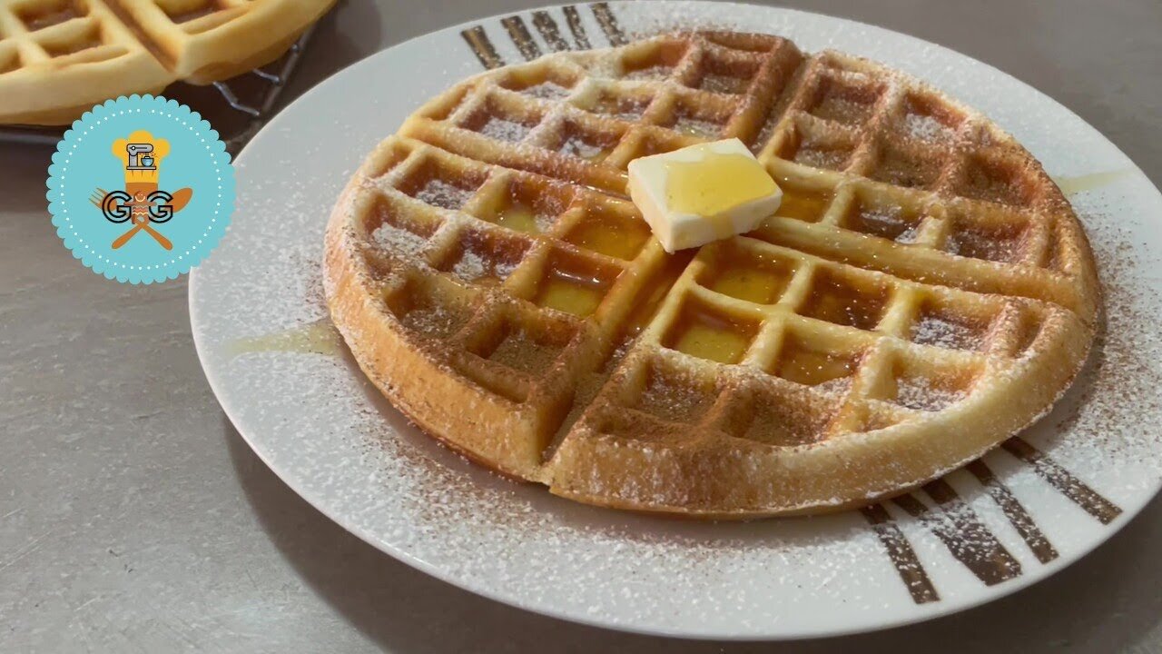 Homemade Waffles Recipe / Γλυκές Βάφλες Συνταγή