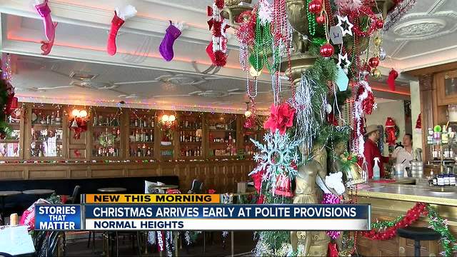 Christmas arrives early at Polite Provisions in Normal Heights