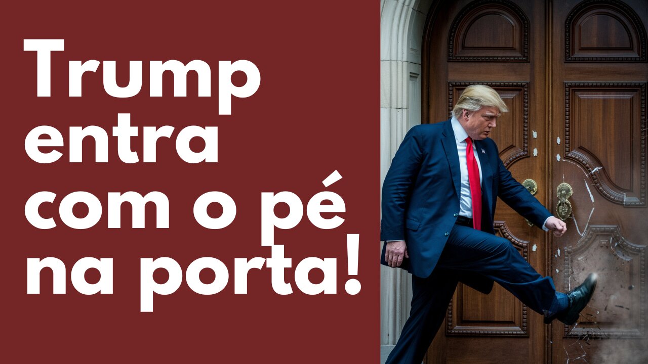 Trump entra com o pé na porta protegendo e defendendo as crianças.