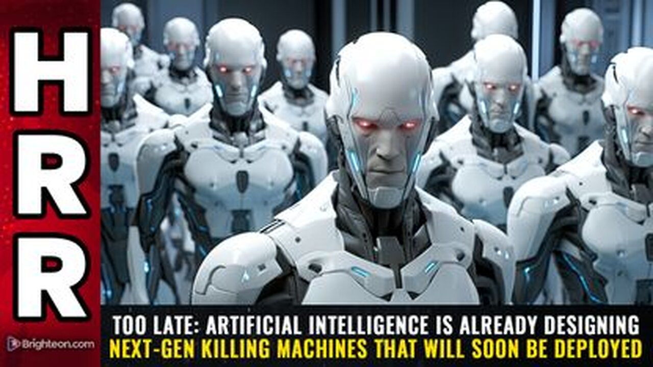 Artificial Intelligence is already designing next-gen KILLING MACHINES that will soon be deployed