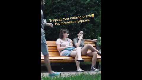 tipping over nothing 😂#comdey#funny#prank