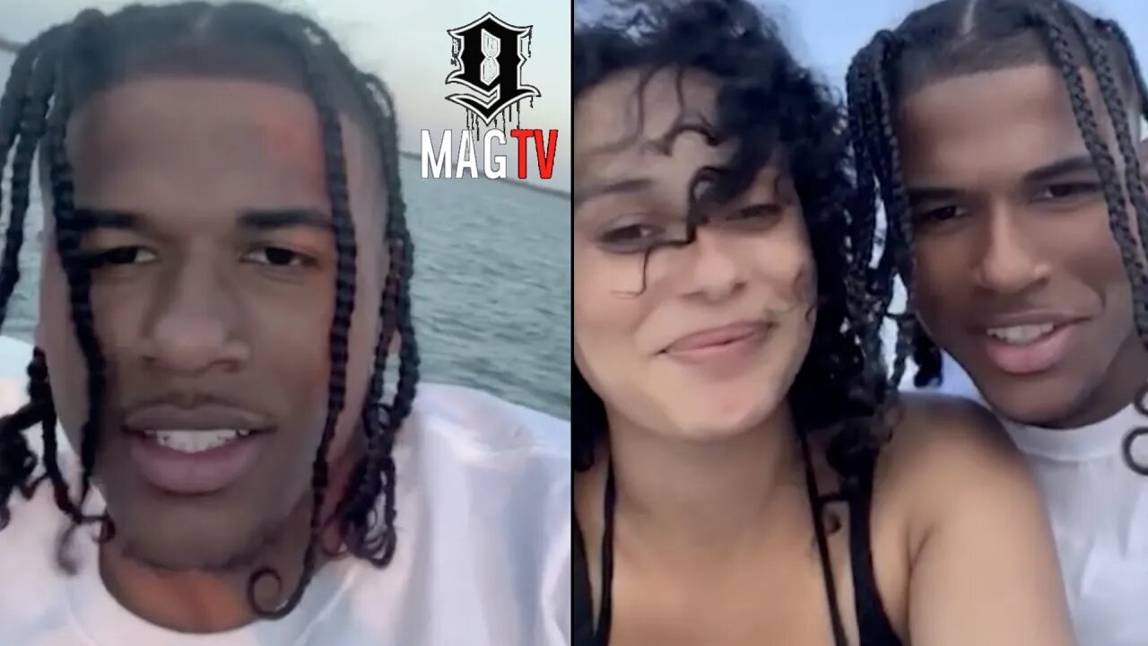 Jalen Green & Breah Hicks Cozy Up On Yacht During Off Season Baecation! 🥰