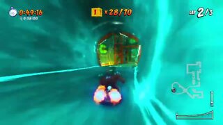 N. Gin Labs Sapphire Relic Race Gameplay - Crash Team Racing Nitro-Fueled (Nintendo Switch)
