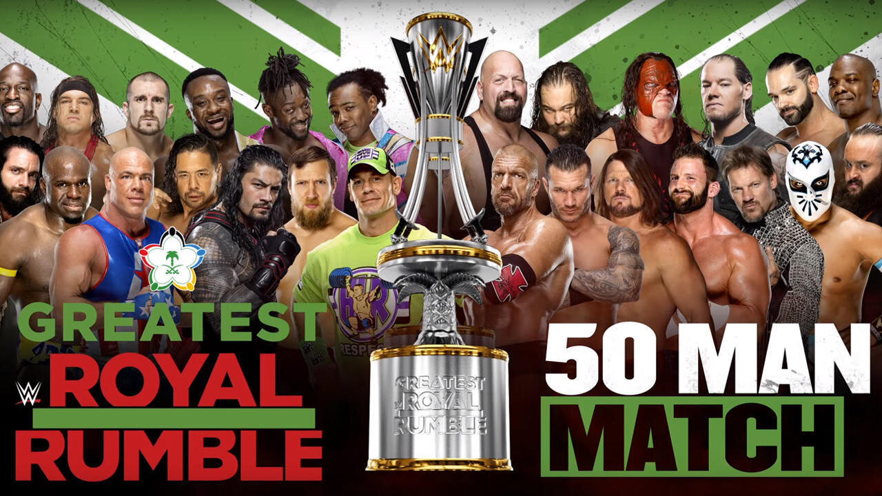 WWE greatest royal rumble match all elimination