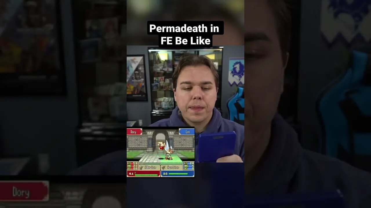 Permadeath in Fire Emblem Be Like.. #shorts