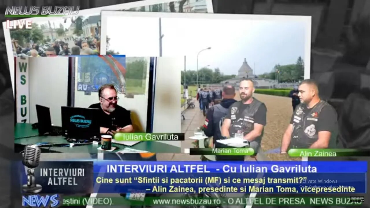 LIVE – TV NEWS BUZAU – “Interviuri altfel”, cu Iulian Gavriluta. Cine sunt “Sfintii si pacatosii …