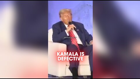 Trump: We Don't Need a Defective Person Like Kamala To Run America - 8/30/24