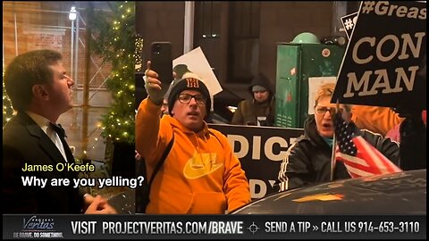 Project Veritas' James O'Keefe Confronts Left Wing Protestors