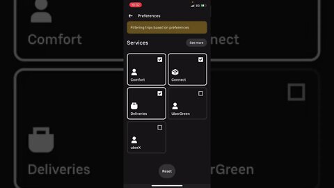 How To Select Uber Trip Preferences! #Uber #rideshare #ubereats