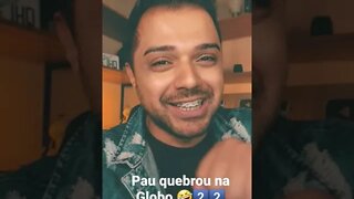 O pau quebrou na Globo! 🤣 Eles sabem que vão perder