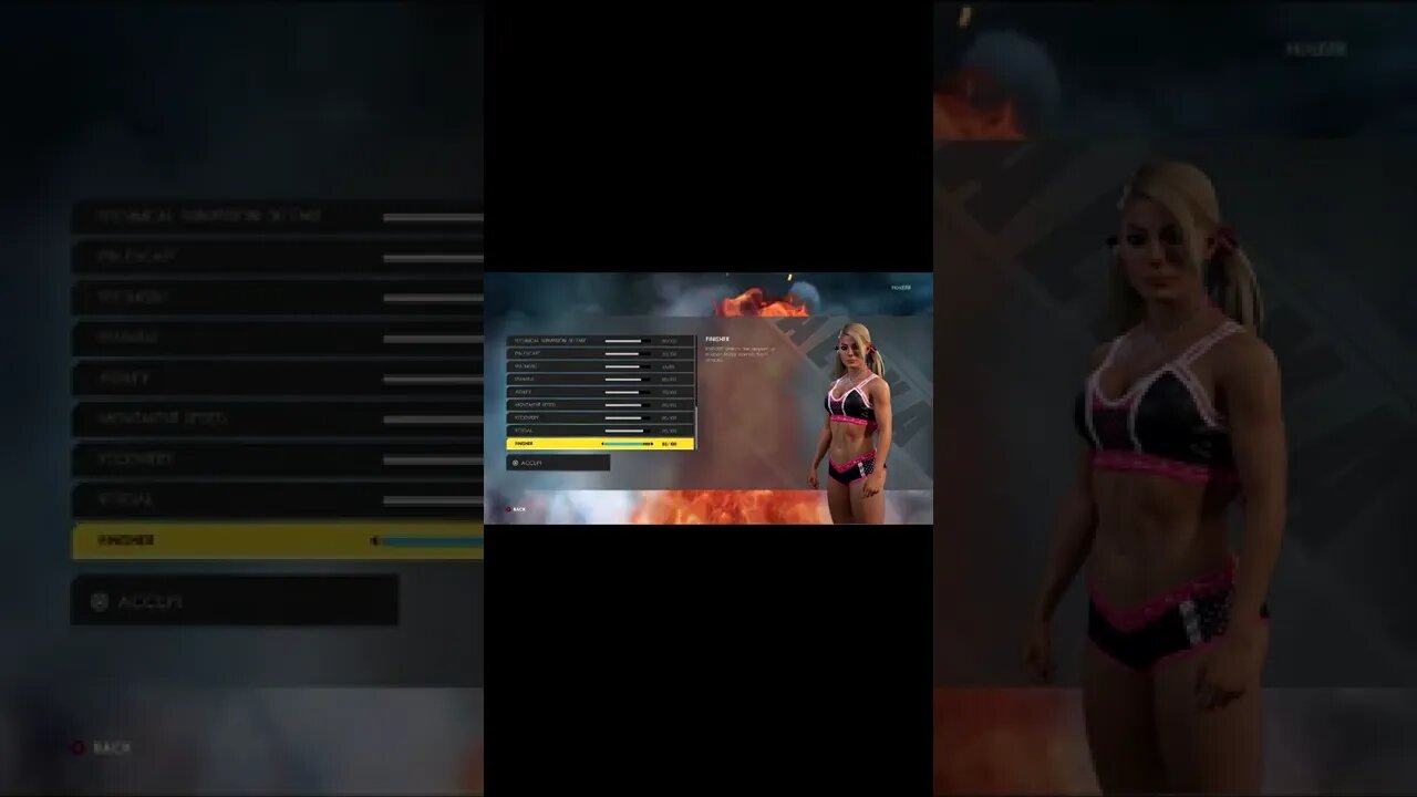 Best Build Alexa Bliss WWE 2k22 #shorts