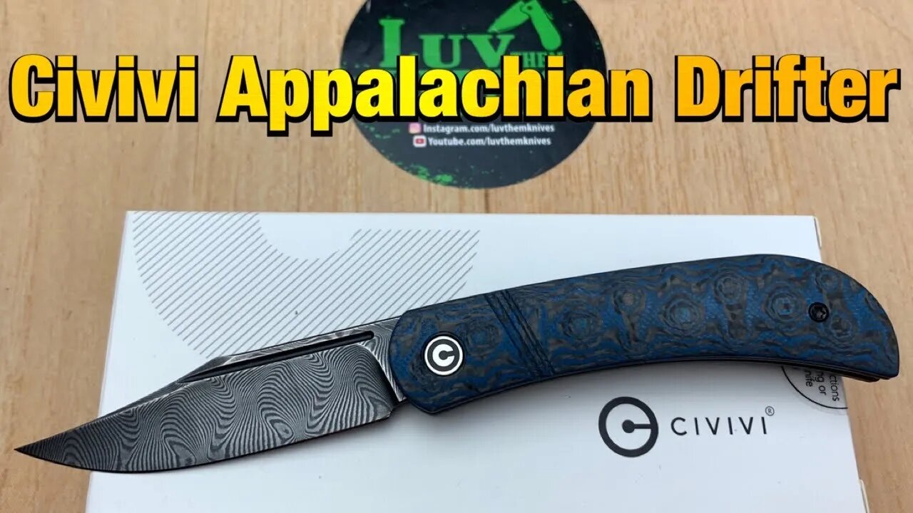 Civivi Appalachian Drifter / includes disassembly/ a lightweight non locking gent carry !!