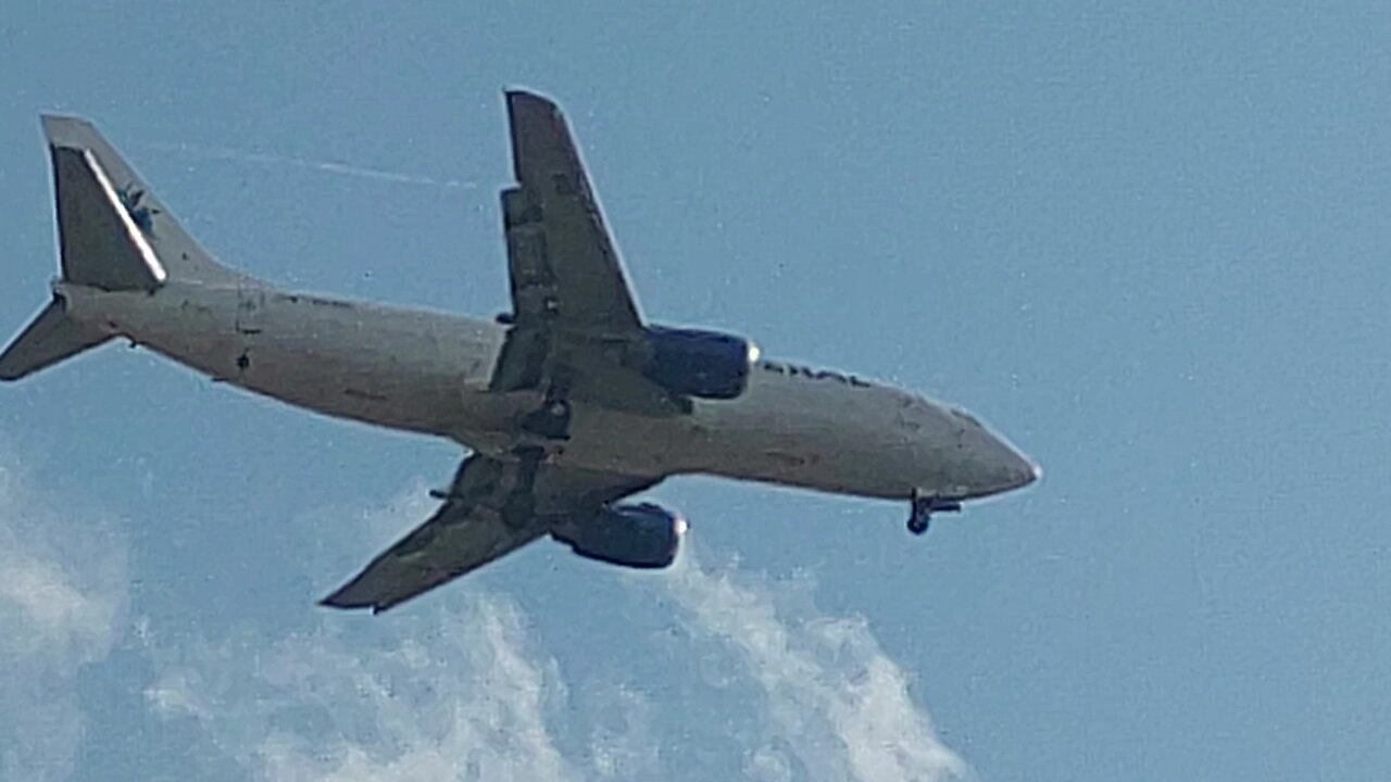 Boeing 737-300F PR-SLI vindo de Confins(Belo Horizonte) para Fortaleza