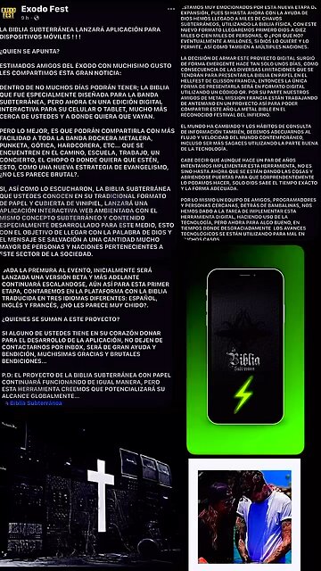 MUY PRONTO LA APP DE LA BIBLIA SUBTERRÁNEA 📓