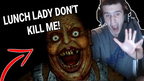 Lunch Lady Horror Game Funny Moments (with ShadowFire and Andino)