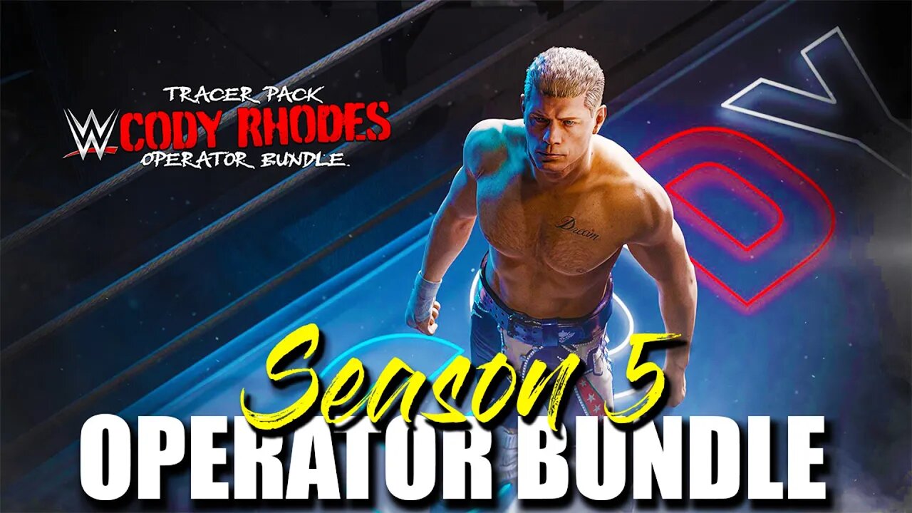 WWE Cody Rhodes Operator Bundle FULL Showcase - MW3 Season 5