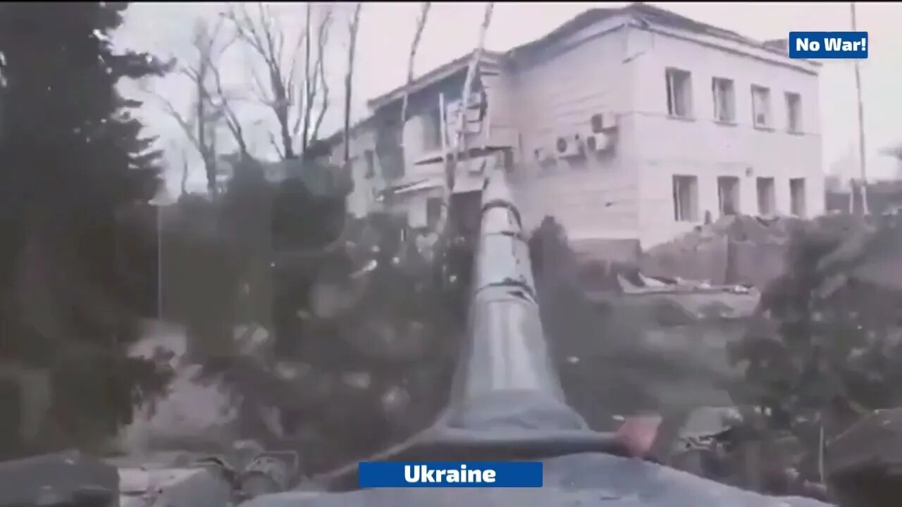 A view from the Mariupol Russian tank!