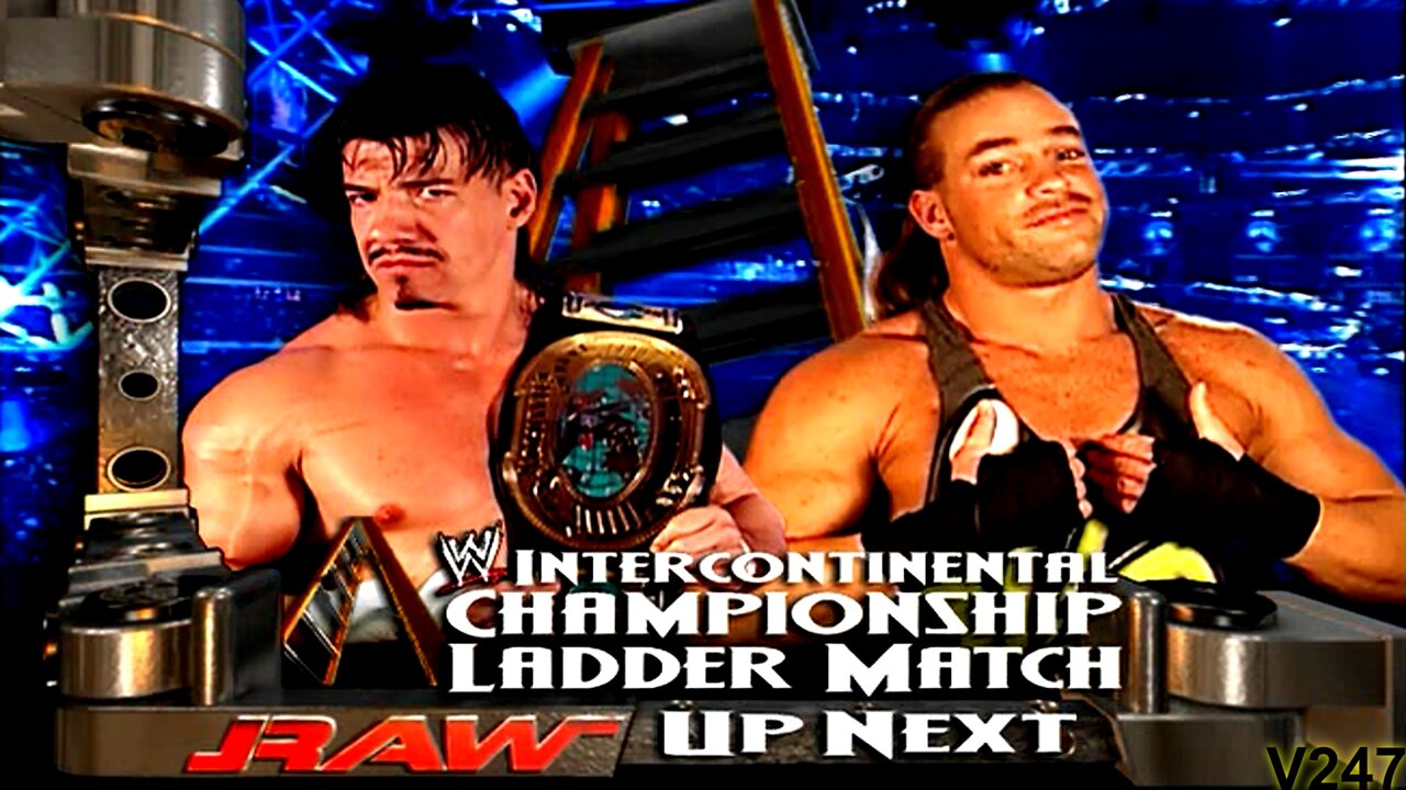 Eddie Guerrero vs Rob Van Dam Ladder Match RAW 2002 Highlights