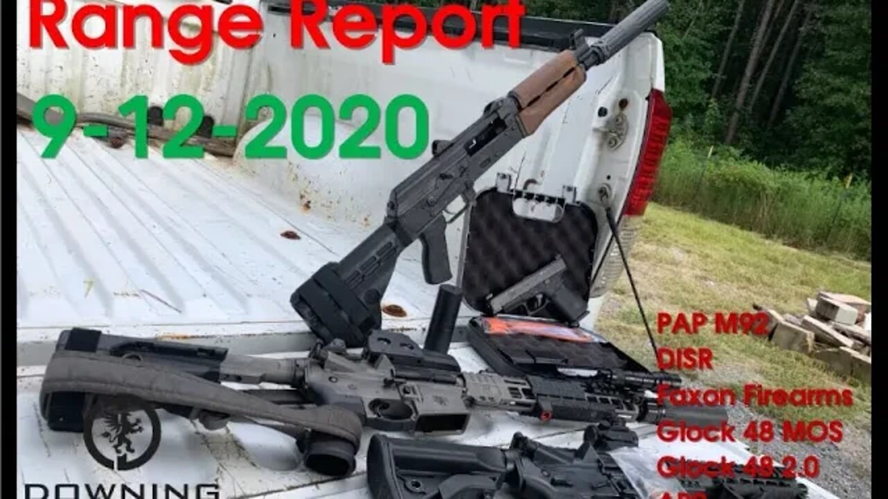 Range Report, 9-12-2020