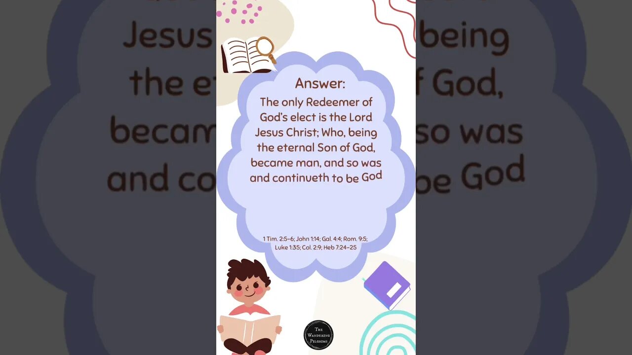 Question 24 of The Baptist Catechism for kids #shorts #christianeducation #christianhomeschool