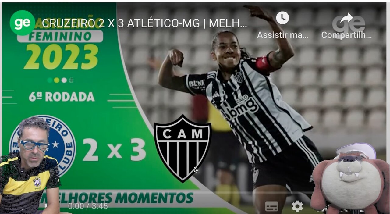 Brazil. Women. Serie A1 round 6 Cruzeiro-MG (W) 2x3 Atletico-MG (W), live 2023, april th 2