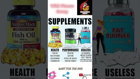 🔥Supplements🔥#shorts🔥#wildfitnessgroup🔥15 June 2022🔥