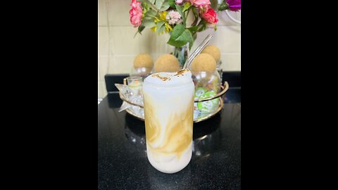 #iced cappuccino#yummlicious#yummy drink