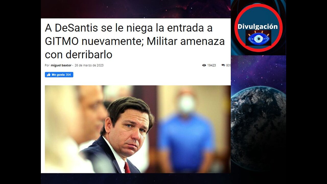 A DeSantis se le niega la entrada a GITMO nuevamente; Militar amenaza con derribarlo