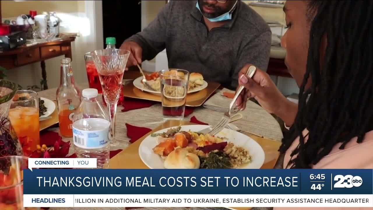 Thanksgiving meals expected to cost more this year