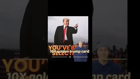 10X golden trump card #unitedstates