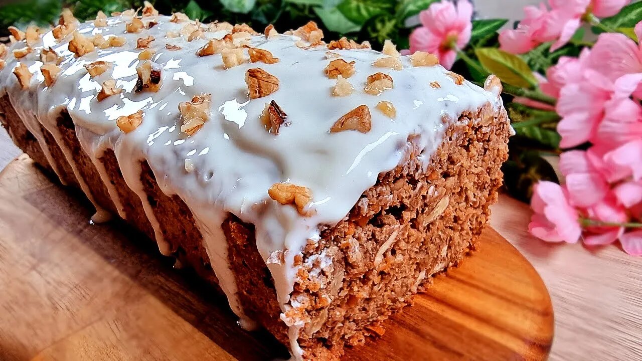 Grandma's recipe stunned everyone! Healthy and delicious carrot cake! NO added sugar! No flour!