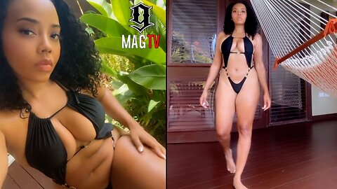 Angela Simmons In St. Lucia Showing Off Bawdy! 🍑