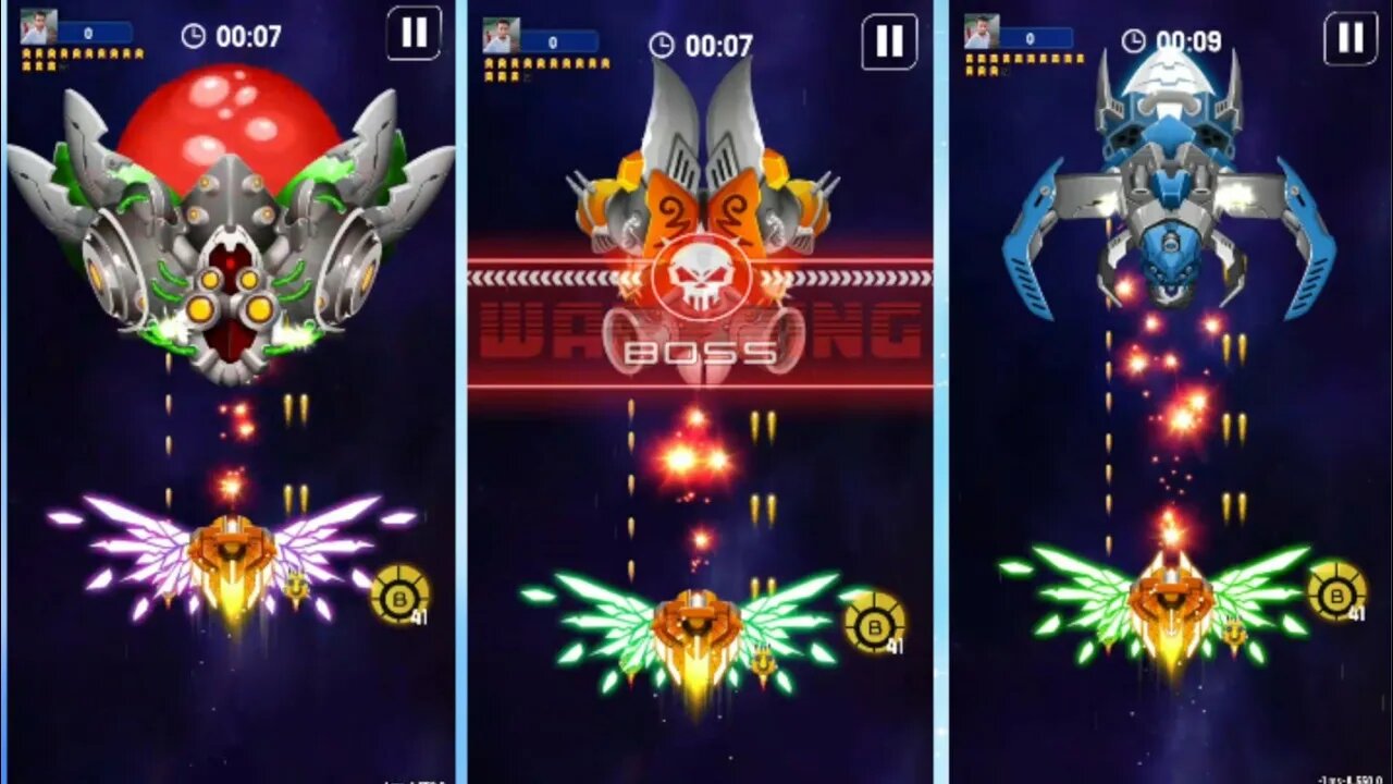 Rocket Studio | Space Shooter Galaxy Attack | Boss Fight Level 11-15