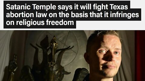 The Satanic Temple Is Suing Texas Over Their Abortion Law