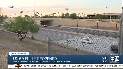 U.S. 60 reopens after water main break closure