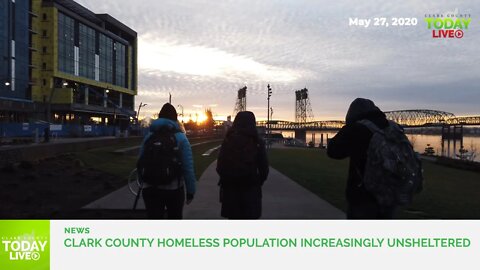 Clark County homeless population increasingly unsheltered